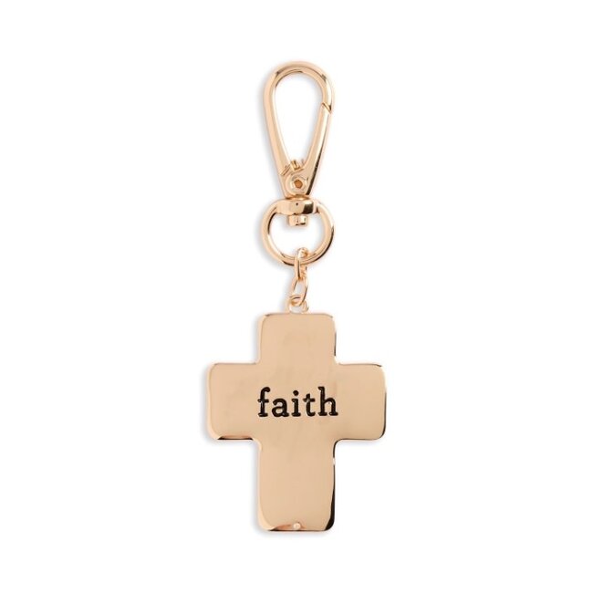 Gold Faith Bag Charm