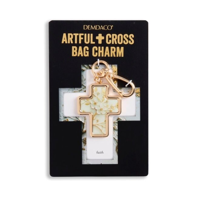 Gold Faith Bag Charm