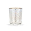 Nativity Metallic Mercury Glass Votive Holder