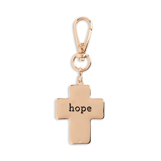 Gold Hope Bag Charm