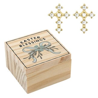 Easter Treasure Box Earrings - Easter Blessings