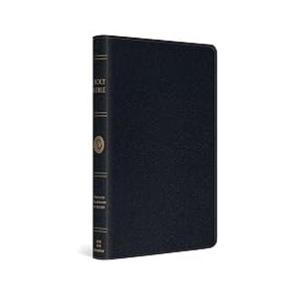 ESV Thinline Bible, Red Letter (Genuine Leather, Black)