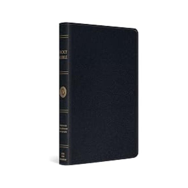 ESV Thinline Bible, Red Letter (Genuine Leather, Black)