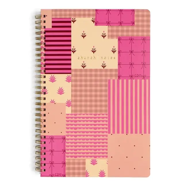 Quilted Patchwork Bible Study Notebook