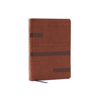 Color Code Study Bible, Revealing God's Truth Color by Color (NIV, Brown Leathersoft, Red Letter, Thumb Indexed, Comfort Print)
