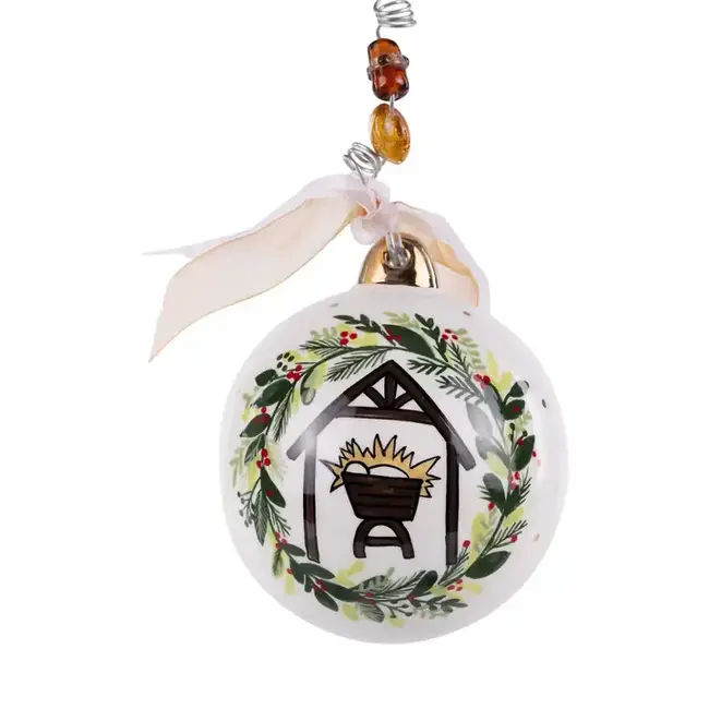 Adore Him Nativity Ornament