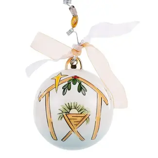 Peace on Earth Nativity Ornament