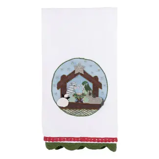 Nativity Stable Tea Towel