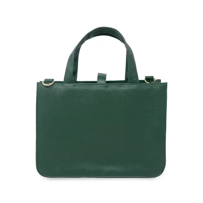 Leatherette Bible Cover, Forest Green