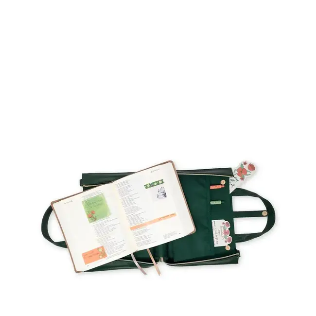 Leatherette Bible Cover, Forest Green