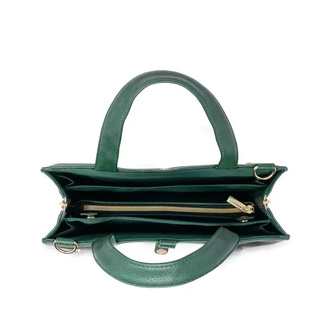 Leatherette Bible Cover, Forest Green
