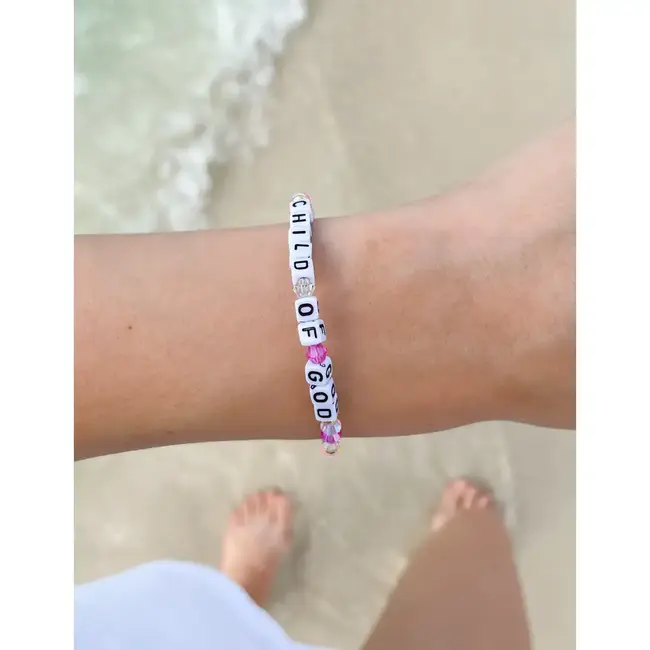 Child of God Letter Bracelet