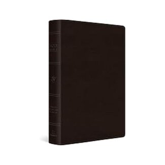 ESV Giant Print Thinline Bible, Red Letter TruTone, Deep Brown
