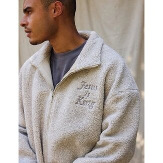 Jesus Is King Fleece Full-Zip Jacket