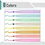 Bible Highlighters 8 Pack, Color Coding, Pastel, Chisel Tip
