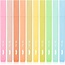 Highlighters 12 Pack Macaron Pastel, Chisel Tip