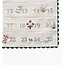 Nativity Embroidered Hanging Advent Calendar