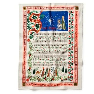 Christmas Carols Tea Towel