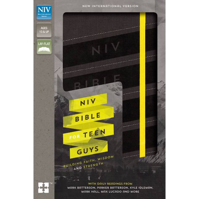 NIV Bible For Teen Guys - Charcoal