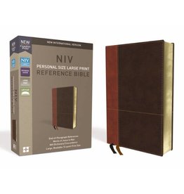 NIV Large Print Reference Bible - Brown