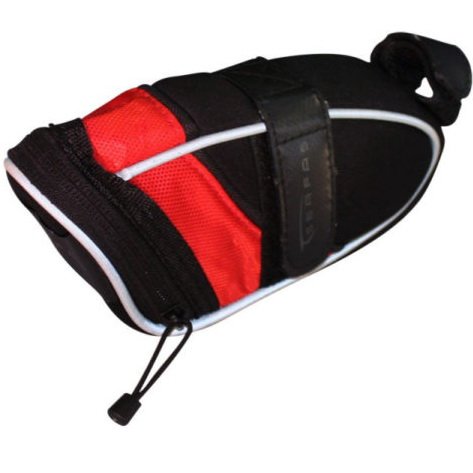 Serfas EV1 SUPERLIGHT Seat bag - Black/Red - - JV Bike