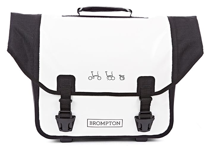 brompton mini o bag white