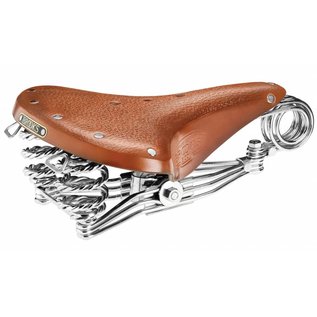 Brooks England Brooks B33 Unisex - Honey - Chrome Steel