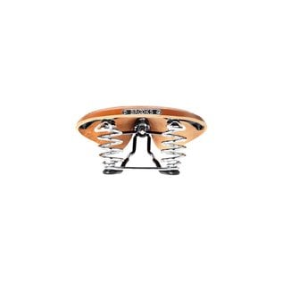 Brooks England Brooks B67 Mens - Honey - Black and Chrome steel