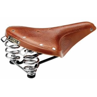 Brooks England Brooks B67 Mens - Honey - Black and Chrome steel