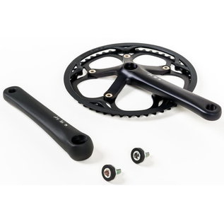 Brompton Crankset - Spider Type - 50T - Black Edition