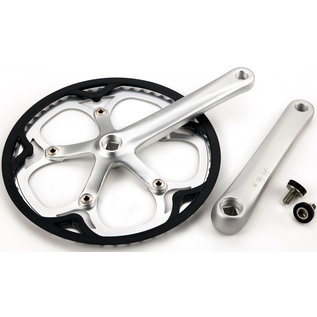 Brompton Crankset - Spider Type - 54T - Silver