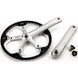 Brompton Crankset - Spider Type - 50T - Silver