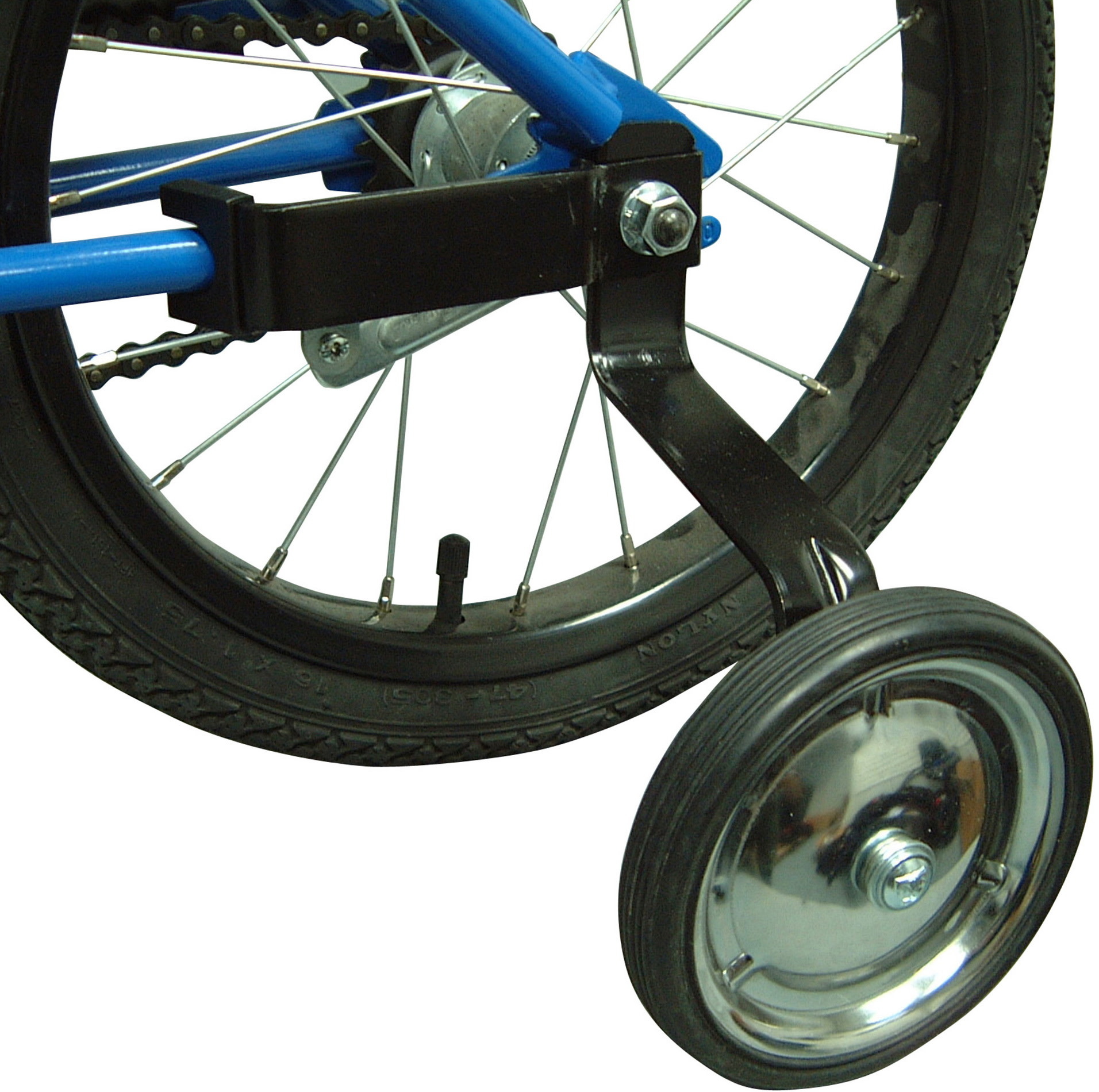 a bike with training wheels