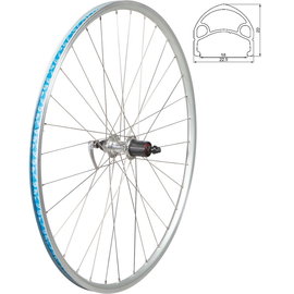49N 700c Rear Road Wheel - Silver