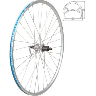 49N 49N 700c Rear Road Wheel - Silver