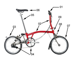 brompton rear triangle