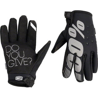 100% 100% Brisker Cold Weather Youth Glove - Black