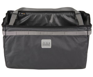 Brompton Borough Basket Bag L, Dark Grey, with frame - JV Bike