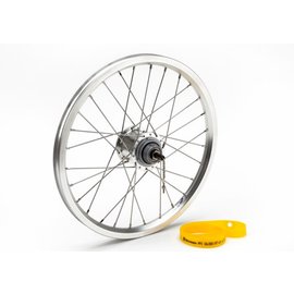 Brompton Rear wheel, 3 spd with Sturmey hub and stainless steel spokes