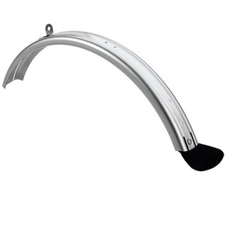 Brompton Brompton Version L Rear Mudguard Blade, inc flap, - Silver