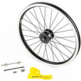 Brompton Front SV8 Dynamo Hub Wheel - Black