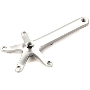 Brompton Brompton Crank right hand only - (for detachable ring) "Spider" - Silver