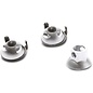 Pinhead Pinhead Solid Axle 10mm Lock Nuts with Key /pair (M10)