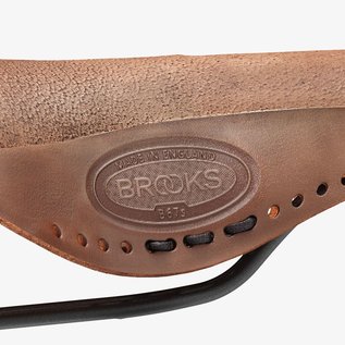 Brooks Brooks B67 - Men's - Pre-Aged in Dark Tan with Laces - Black Steel