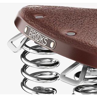 Brooks England Brooks B67 Men's - Antique Brown - Black Steel - Chrm. Springs