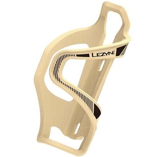 Lezyne Lezyne Flow Side Load Bottle Cage - Left loading, Matte Tan