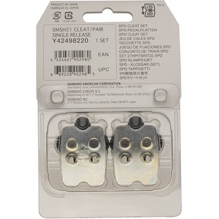 Shimano Shimano SM-SH51 cleat pair with Cleat Nut