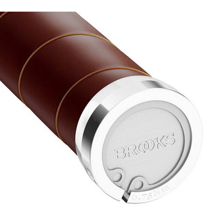Brooks Brooks Slender Grips - Leather Wrap - Brown