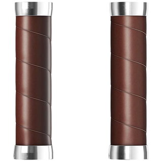 Brooks England Brooks Slender Leather Grips 130/130 - Brown