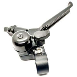 Brompton Brake Lever V2 with Bell - Right, Black/Black